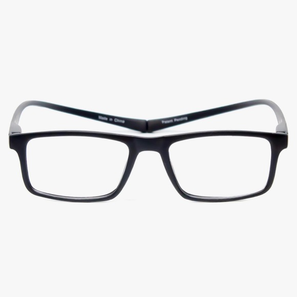 Rectangular Reading Glasses One Power Readers Neck Hanging Magnetic Snap - Picture 1 of 8